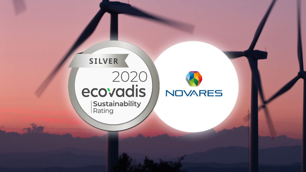 凭借其在企业社会责任（CSR）方面的杰出表现，Novares连续第二年荣获企业可持续发展评级机构EcoVadis颁发的银奖。今年公司的总体评分为57分，比去年提高了三个百分点。