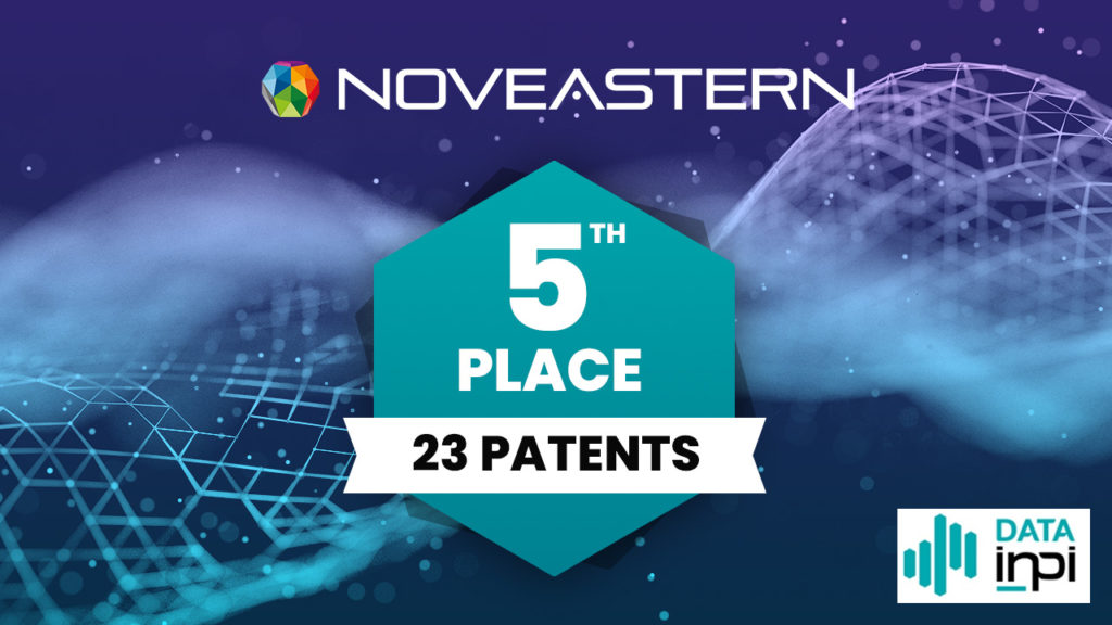 诺瓦瑞斯集团凭借 23 项申请专利，在法国年度专利申请排名中再次跻身中型公司前十名，位居第五。